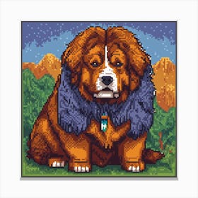 Bernard Dog Canvas Print