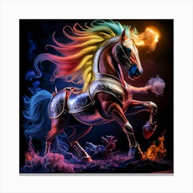 Rainbow Horse 1 Canvas Print