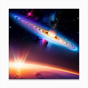 expanded solar system Canvas Print