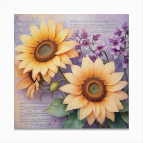 Sunflowers 13 Canvas Print