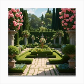 garden well tamed Canvas Print