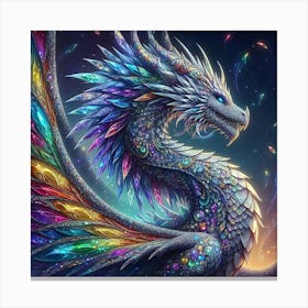 Rainbow Dragon 2 Canvas Print