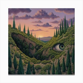 Eye Of The Forest Canvas Print