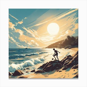 The Beach Canvas Print