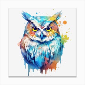 Owl Painting 2 Canvas Print