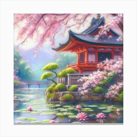 Japanese Pagoda 1 Canvas Print