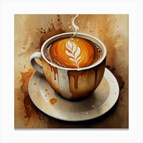 Coffee Cup 2 Canvas Print