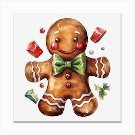 Gingerbread Man 23 Canvas Print