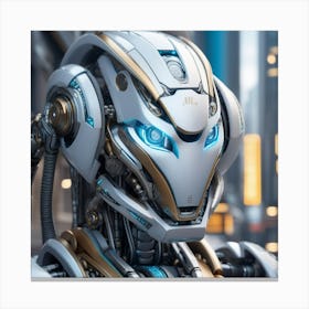 Futuristic Robot 27 Canvas Print