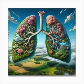 Lungs Canvas Print