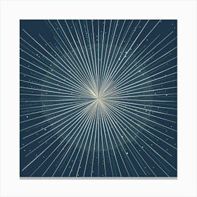 Starburst Background Canvas Print