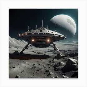 The Alien Moon Expedition Canvas Print