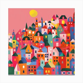 Colorful City 2 Canvas Print