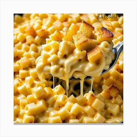 Macaroni And Cheese Canvas Print