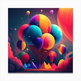 Hot Air Balloons Canvas Print