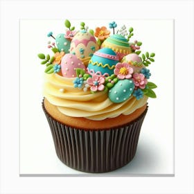 Easter Cupcake 1 Canvas Print