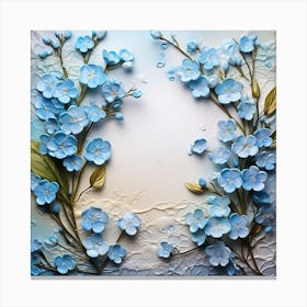 Forget Me Not Flowers 1 Canvas Print