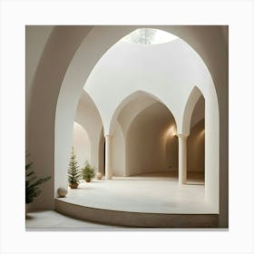 Arches Of A Mosque Canvas Print