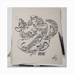 Dragon Tattoo Canvas Print