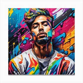 Graffiti Artist 2 Canvas Print