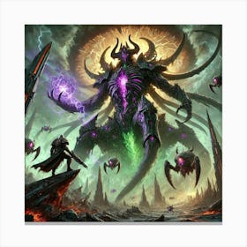 Overlord Zzrath Void Leviathan Summon Canvas Print