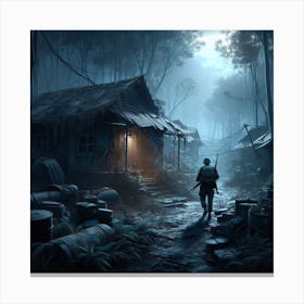 Dark Forest Canvas Print