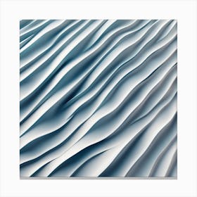 Abstract Wavy Paper Texture Canvas Print