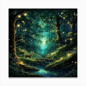 The Emerald Enchantment Canvas Print