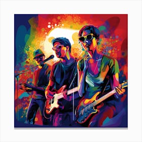 Rock Band Canvas Print