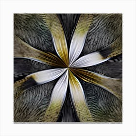 Abstract Flower Canvas Print