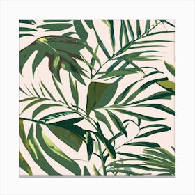 Tropical Leaves 1 Canvas Print