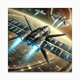 Sunlight Sentinels Solar Cloaking Canvas Print