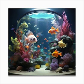 Fish Tank 1 Canvas Print