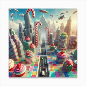 Candy City 2 Canvas Print