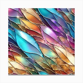 Stained Glass Background 2 Canvas Print