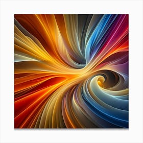 Abstract Swirl 1 Canvas Print