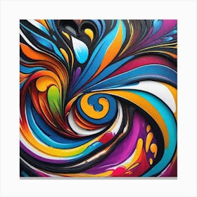 Abstract Painting 125 Canvas Print