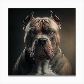 Portrait Of A Dog 2 Canvas Print