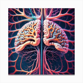 Brain And Spinal Cord 23 Canvas Print