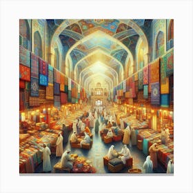 Islamic Market Canvas Print