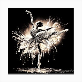 Ballerina Queen - Ballerina Illusion Canvas Print