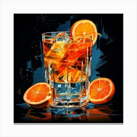 Glass Of Orange Juice 1 Canvas Print