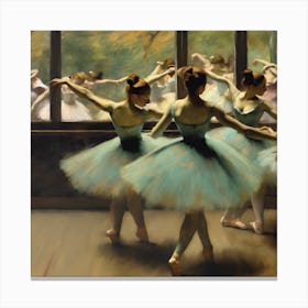 The Dancers, Edgar Degas Art Print 1 Canvas Print