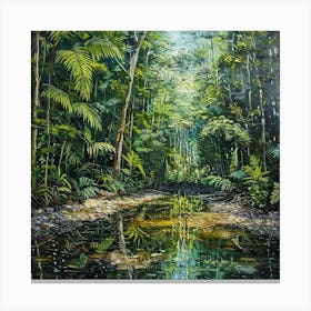 Rainforest Stream 1 Canvas Print