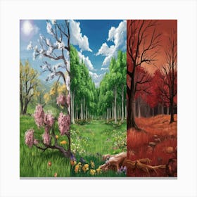 Autumn Trees Canvas Print