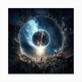 Mankind Breaking Through The Firmament #6 -Juangisme Canvas Print