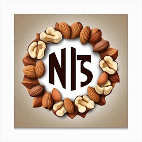 Nut Logo Canvas Print
