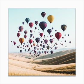 Hot Air Balloons In The Sky 7 Canvas Print