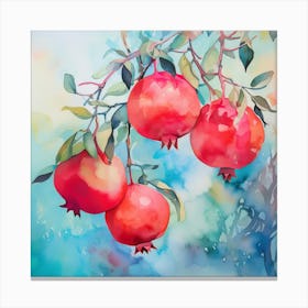 Pomegranate Tree Canvas Print