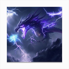 Lightning Dragon 5 Canvas Print
